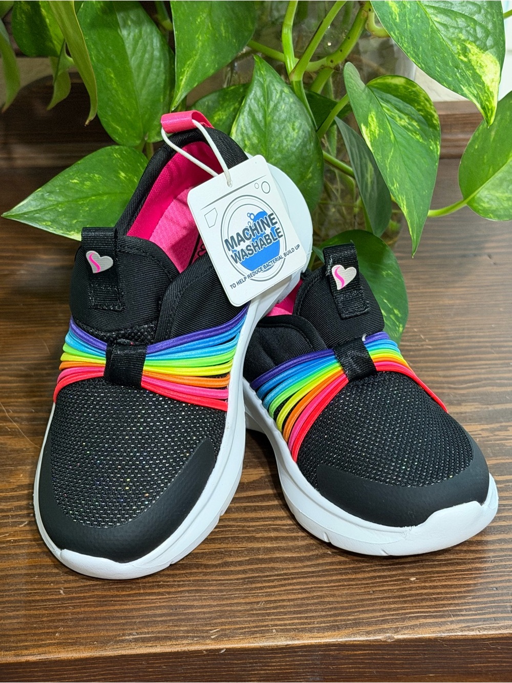 Girl's SKECHERS Ultra Flex 3.0 Rainbow Speed (302268L) Little Girls Size 8 NWT